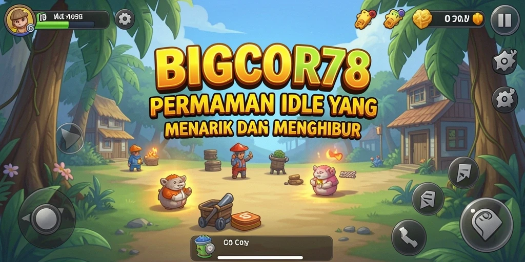 Tampilan menarik dari gameplay Idle di BIGCOR78.