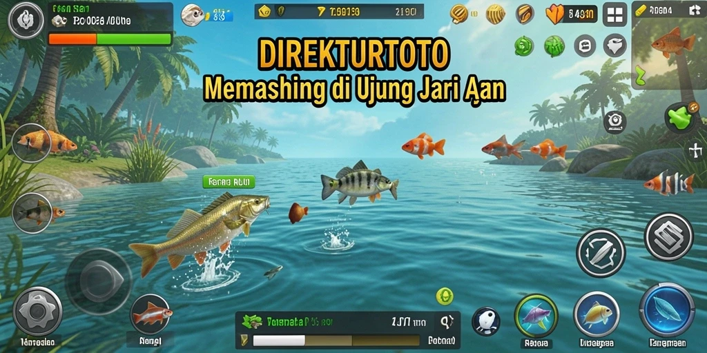 Gameplay memancing yang seru dan menantang di DIREKTURTOTO.