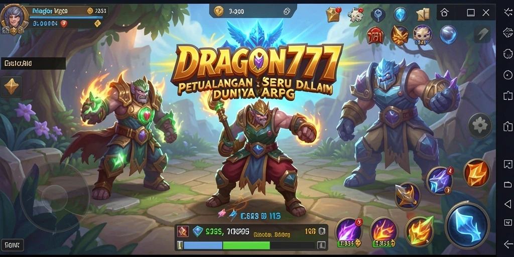 Tampilan gameplay seru dan mendebarkan di DRAGON777.