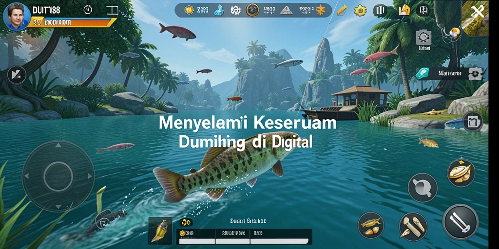 Gameplay seru memancing ikan di DUIT188.
