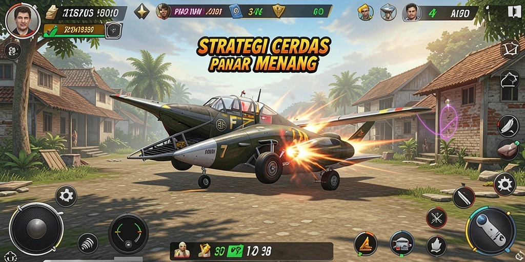 Tangkapan layar gameplay <strong>F7F7</strong> menunjukkan taktik strategis dalam aksi.