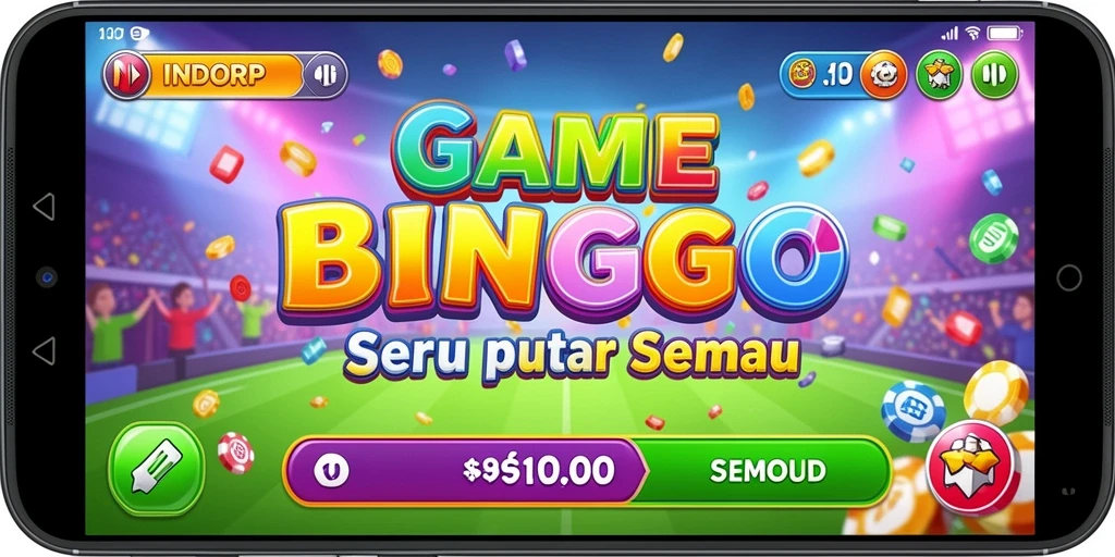 Tampilan gameplay menarik dari INDORP saat bermain Bingo.