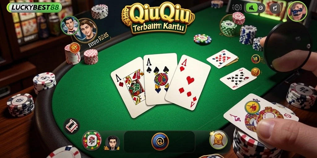 Tampilan gameplay QiuQiu yang seru dan menarik di LUCKYBEST88.