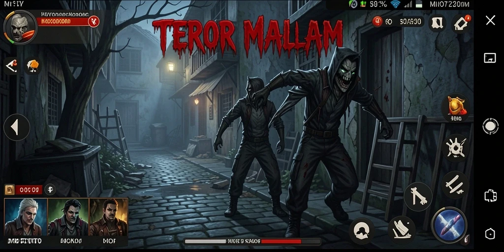 Gameplay MIOTOTO yang penuh ketegangan dan teror.