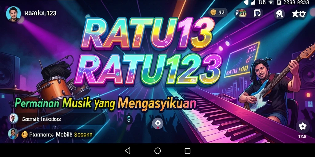 Tampilan gameplay <strong>RATU123</strong> yang seru dan interaktif dengan berbagai lagu.
