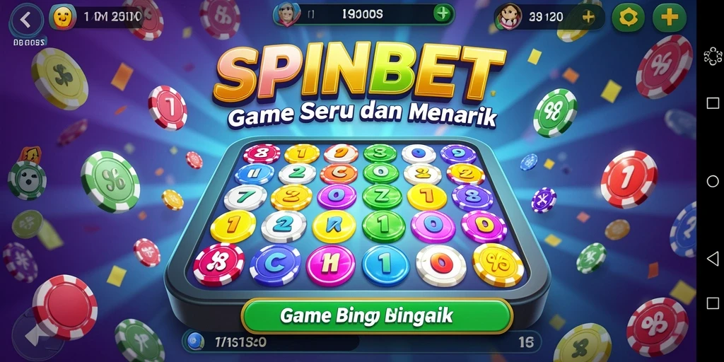 Tampilan gameplay seru di SPINBET dengan banyak pilihan Bingo.
