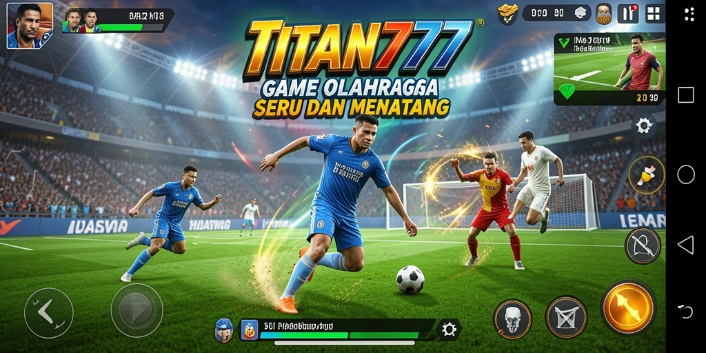 Tampilan menakjubkan dari gameplay TITAN777 yang penuh aksi.